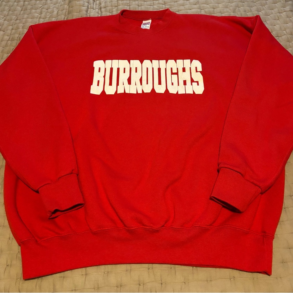 Vintage “Burroughs” Crewneck Sweatshirt Size XXL on Soffe Tag
